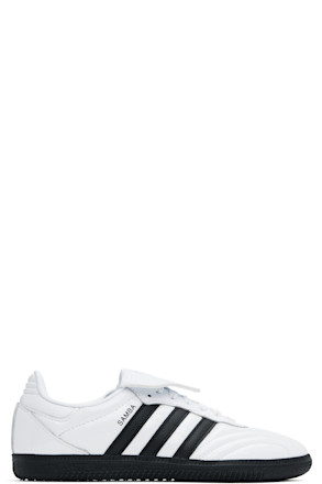White Samba Long Tongue Sneakers