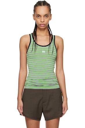 Black & Green Sonic Tank Top