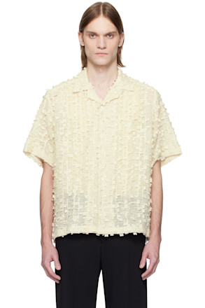 Beige Ted Embroidered Shirt