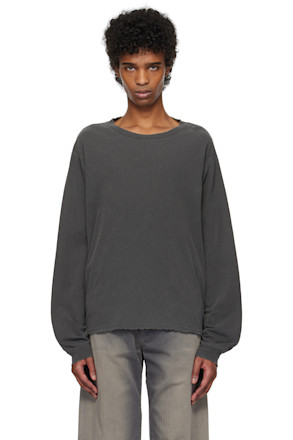 Black Folsom Cropped T-shirt