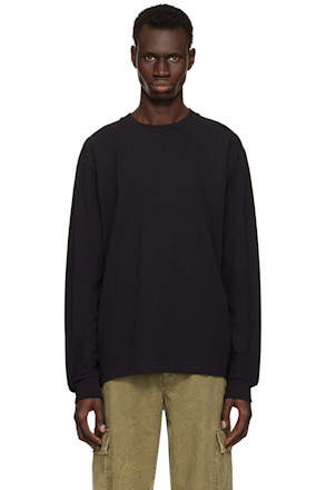 Black LS University T-shirt