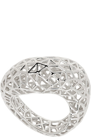 Silver Maze Ring