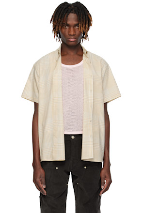 Beige Jake Short Sleeve Shirt