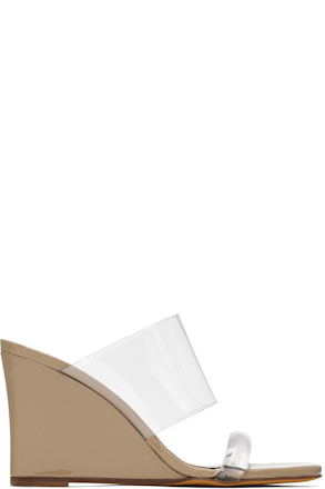 Beige Olympia Heeled Sandals