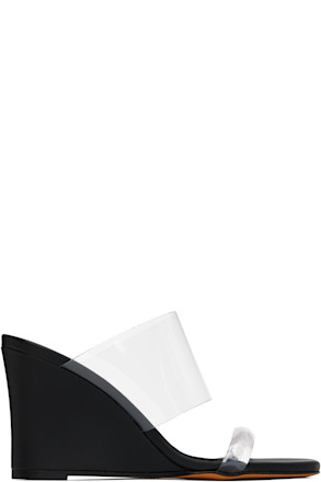 Black Olympia Heeled Sandals