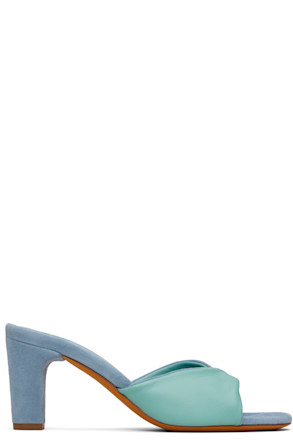 Blue Louise Heeled Sandals