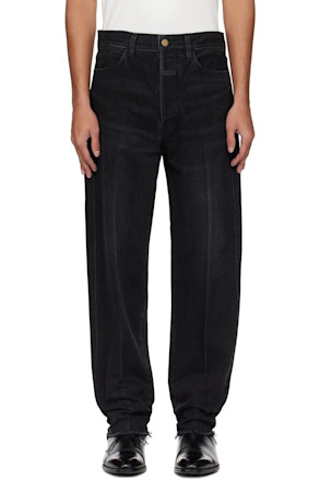 Black 80s 5 Pocket Jeans