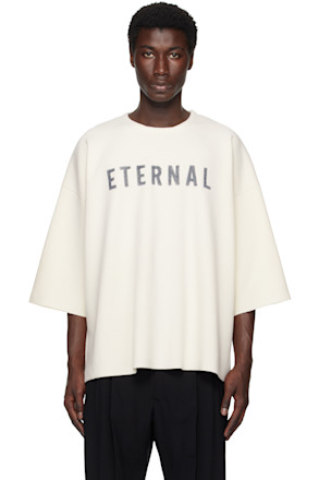 Off-White 'Eternal' Knit Short-Sleeve Sweater