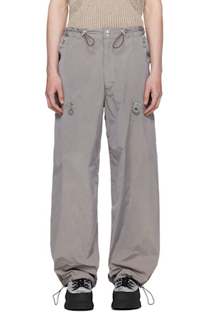 SSENSE Exclusive Gray Nylon Essential Cargo Pants