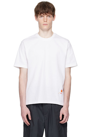 White Cotton Jersey T-shirt