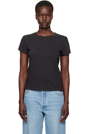 Black Hanes Edition 1960s Slim T-shirt