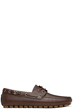 Brown Driver Fastaway Buffalo Loafers
