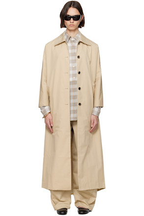 Beige Tavi Dinner Trench Coat