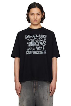 Black 'Make Art' T-shirt