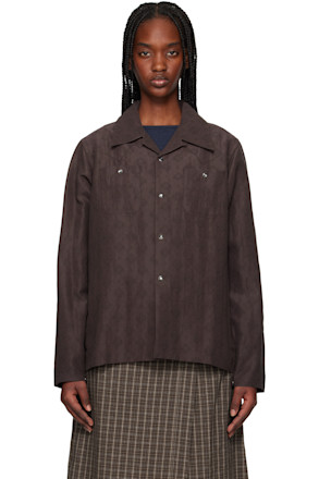Brown Cowboy One-Up Shirt