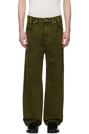 Green Baggy Jeans