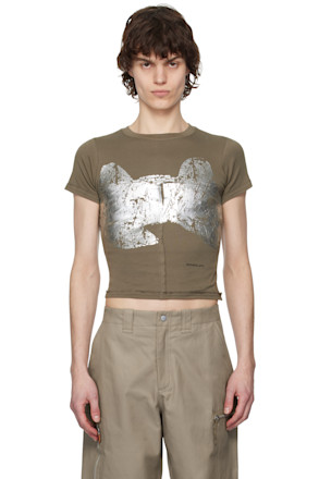 Taupe Lapped Baby T-shirt