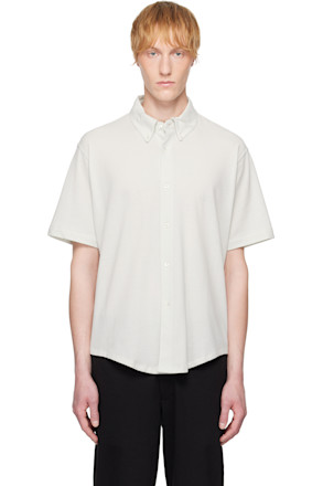 Off-White S/S Piqué Button Down Shirt