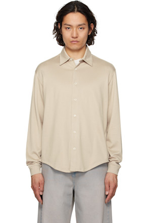 Off-White L/S Jersey Button Down Shirt