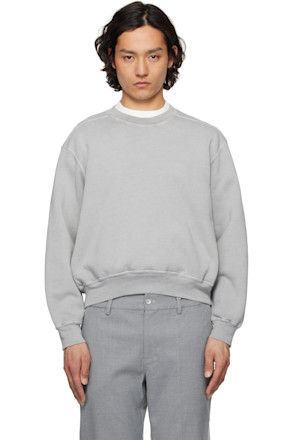 Gray Mini Crewneck Sweatshirt