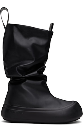 Black Low Fisherman Boots