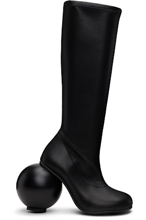 Black Ball Tall Boots