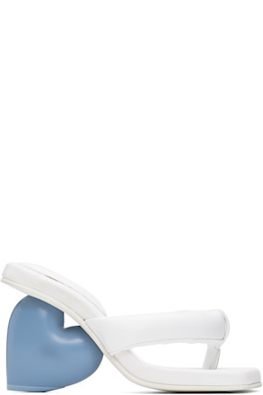 White Love Heeled Sandals