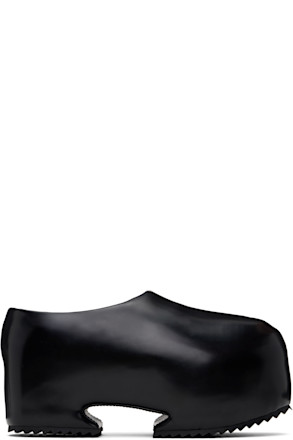 Black Platform Clogs