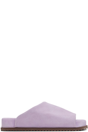 Purple Finn Slider Sandals