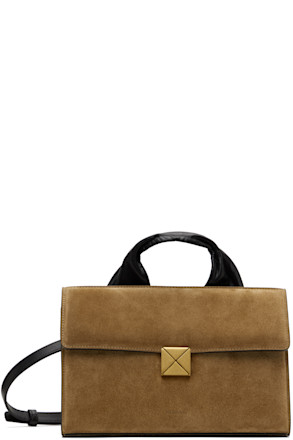 Brown Sandi Lock Bag