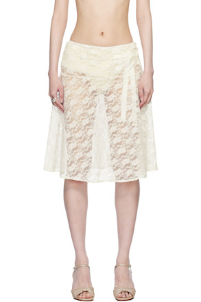 White Willa Midi Skirt