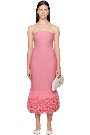 Pink Corus Midi Dress