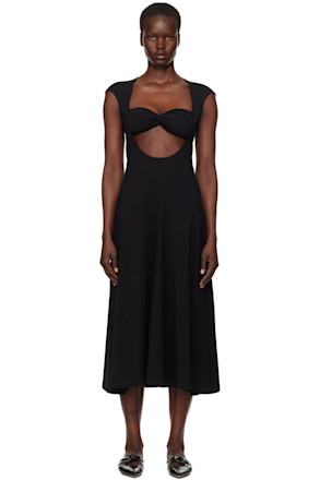 Black Baes Midi Dress
