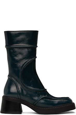 Navy Malene Boots