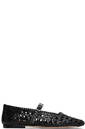Black Yeida Ballerina Flats