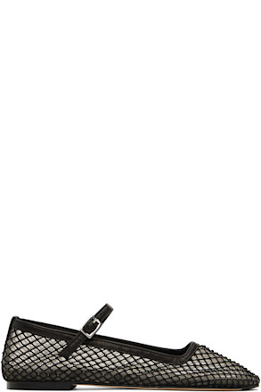 Black Vanita Ballerina Flats