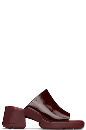 Burgundy Clarin Mules