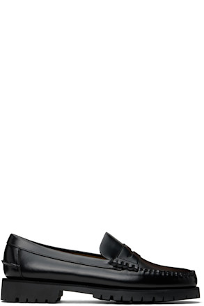 Black Dan Lug Loafers
