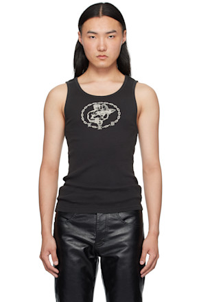 Black Enfants En Chaine Tank Top