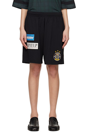 Black Football Shorts