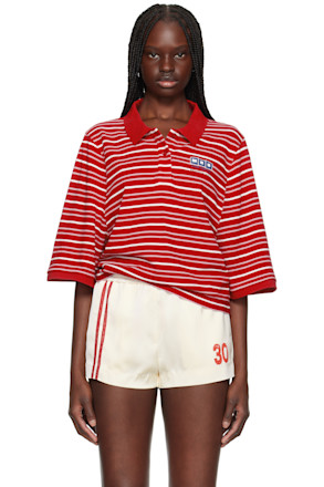 Red S/S Shrunken Polo