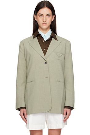 Green Tailored Blazer