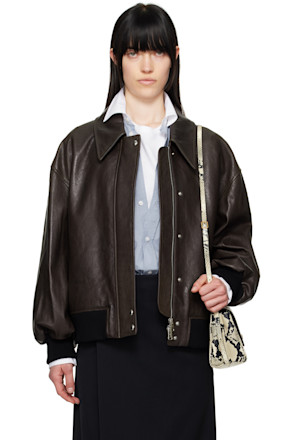 Brown Shelman Leather Jacket