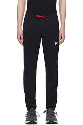 Black Lightweight DWR Track Pants