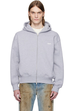 Gray Classique Full-Zip Hoodie