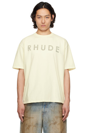 Off-White Distressed Logo T-shirt