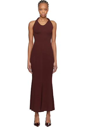 Burgundy Eleanor Maxi Dress