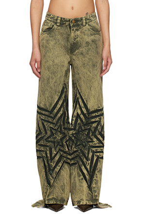 Khaki Star Boyfriend Jeans