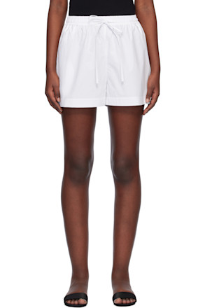 White Relaxed Shorts