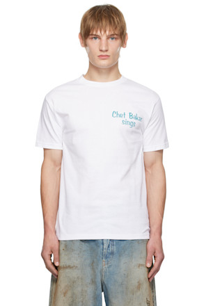 White 'Chet Baker' T-shirt